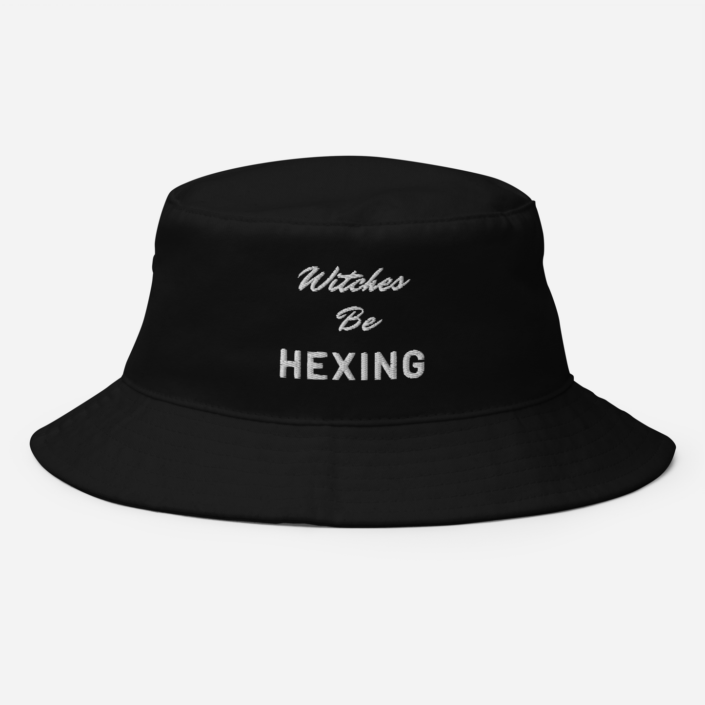 Embroidered Bucket Hat - Witches Be Hexing