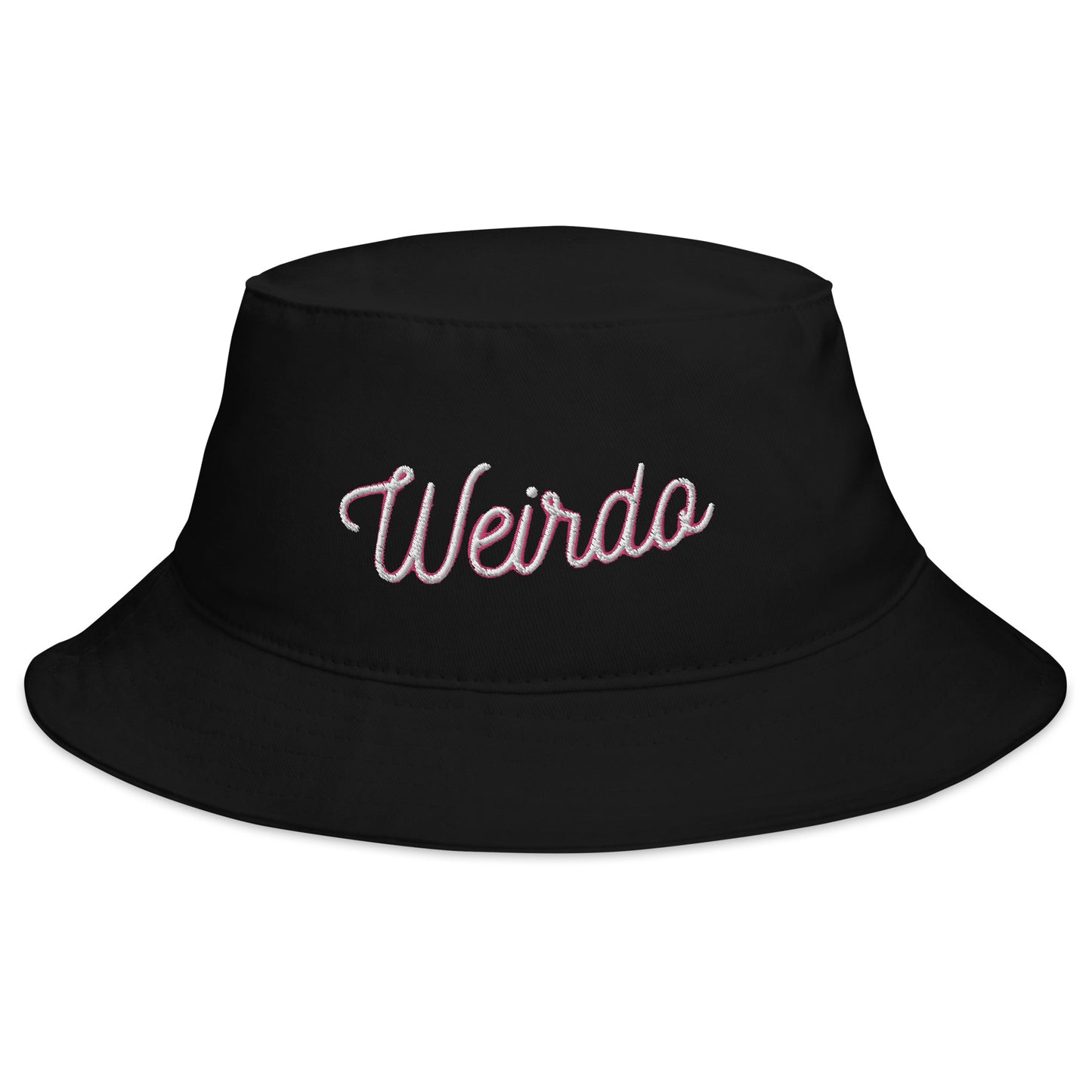 Embroidered Bucket Hat - "Weirdo"