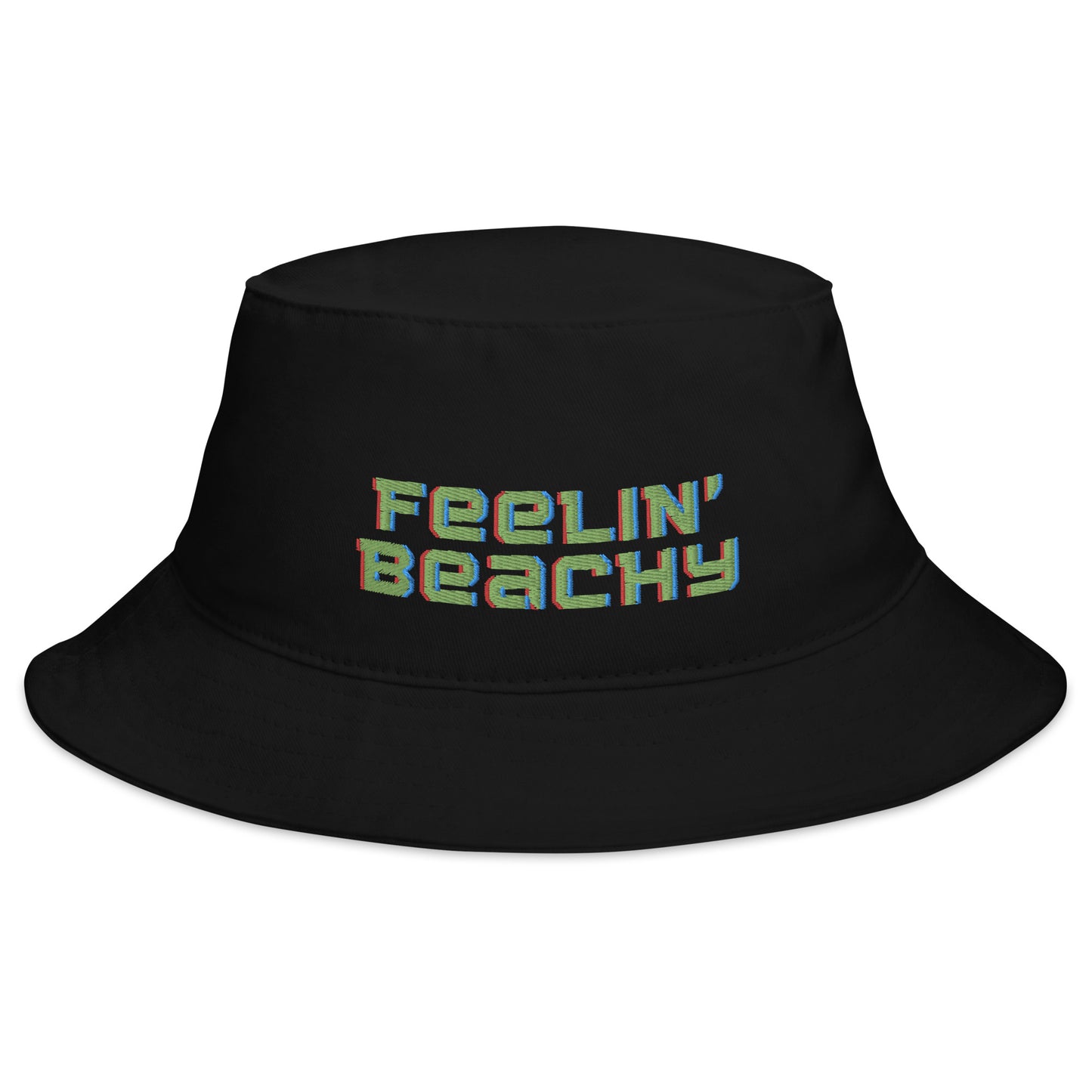 Embroidered Bucket Hat - "Feelin' Beachy