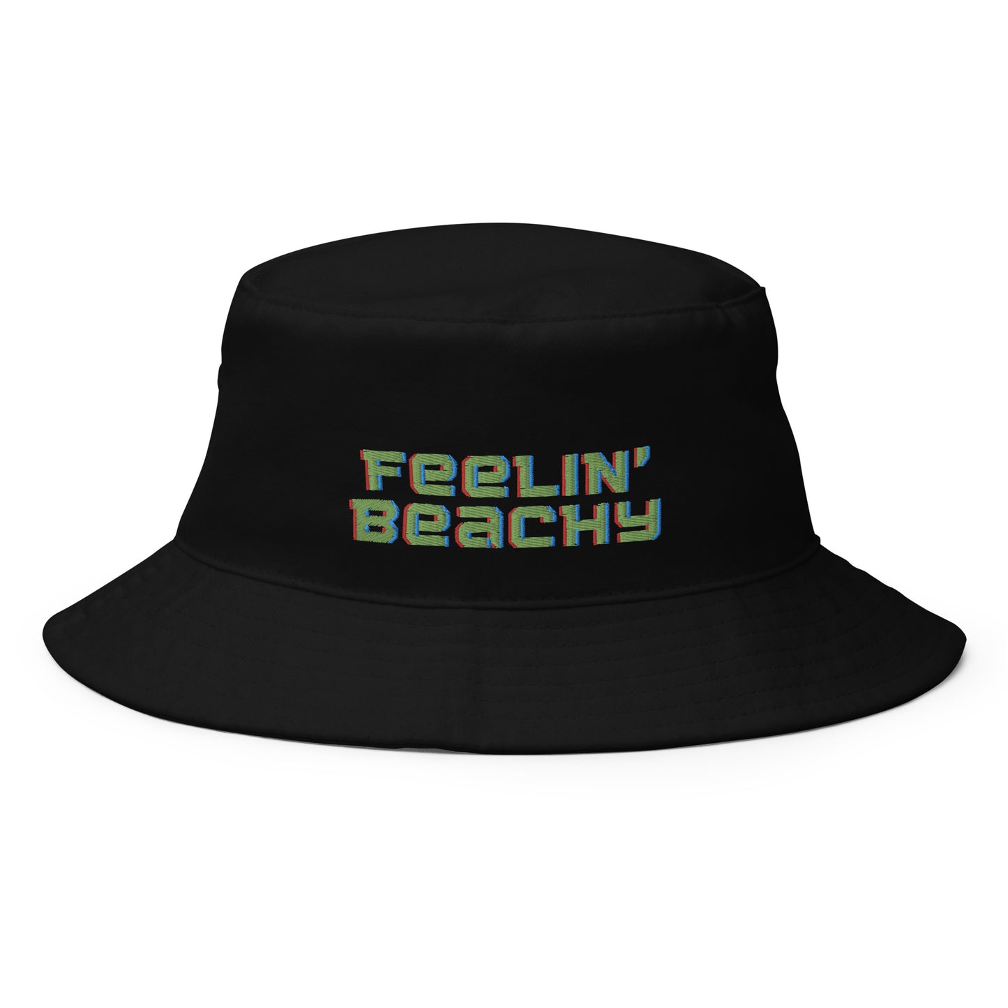 Embroidered Bucket Hat - "Feelin' Beachy