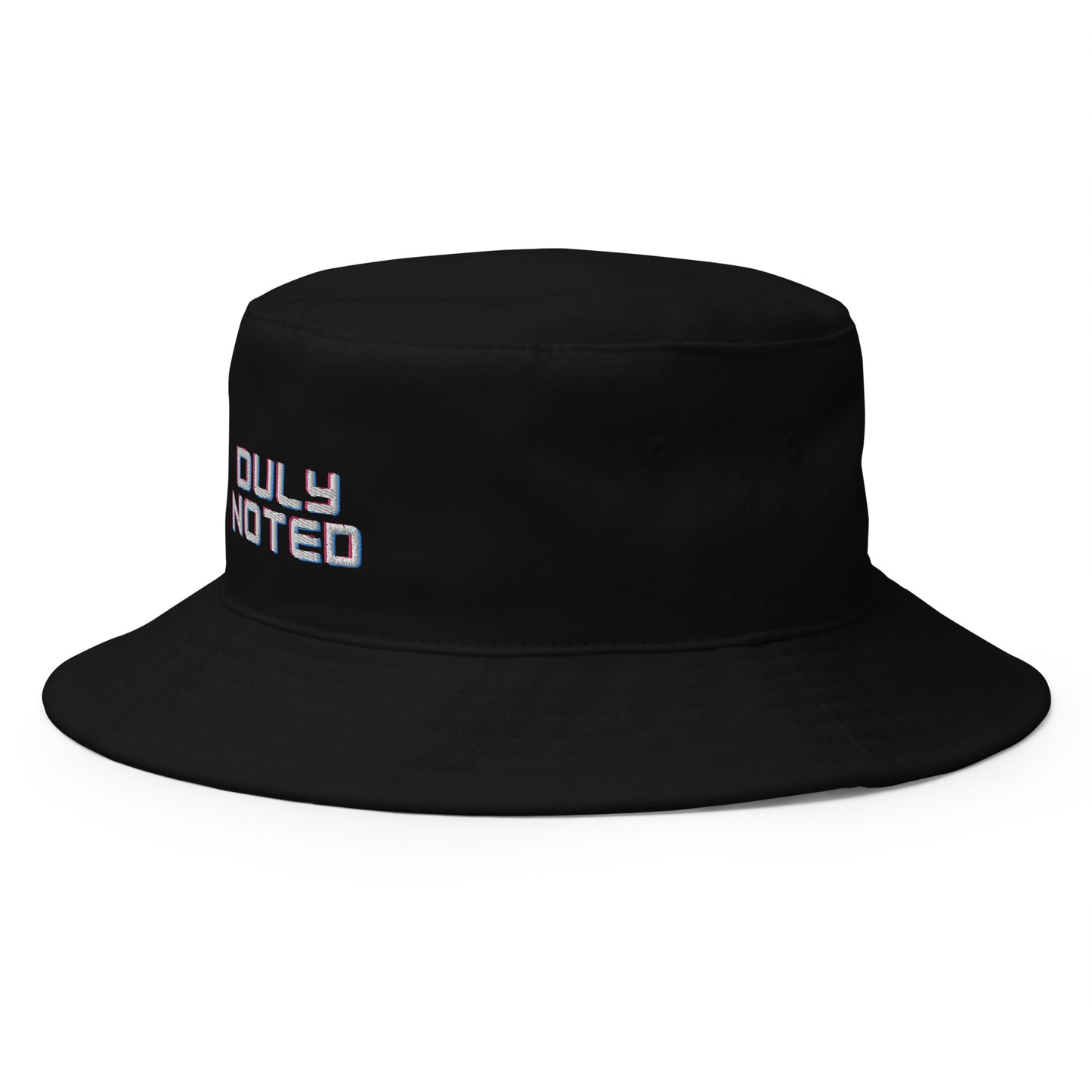 Embroidered Bucket Hat - "Duly Noted"