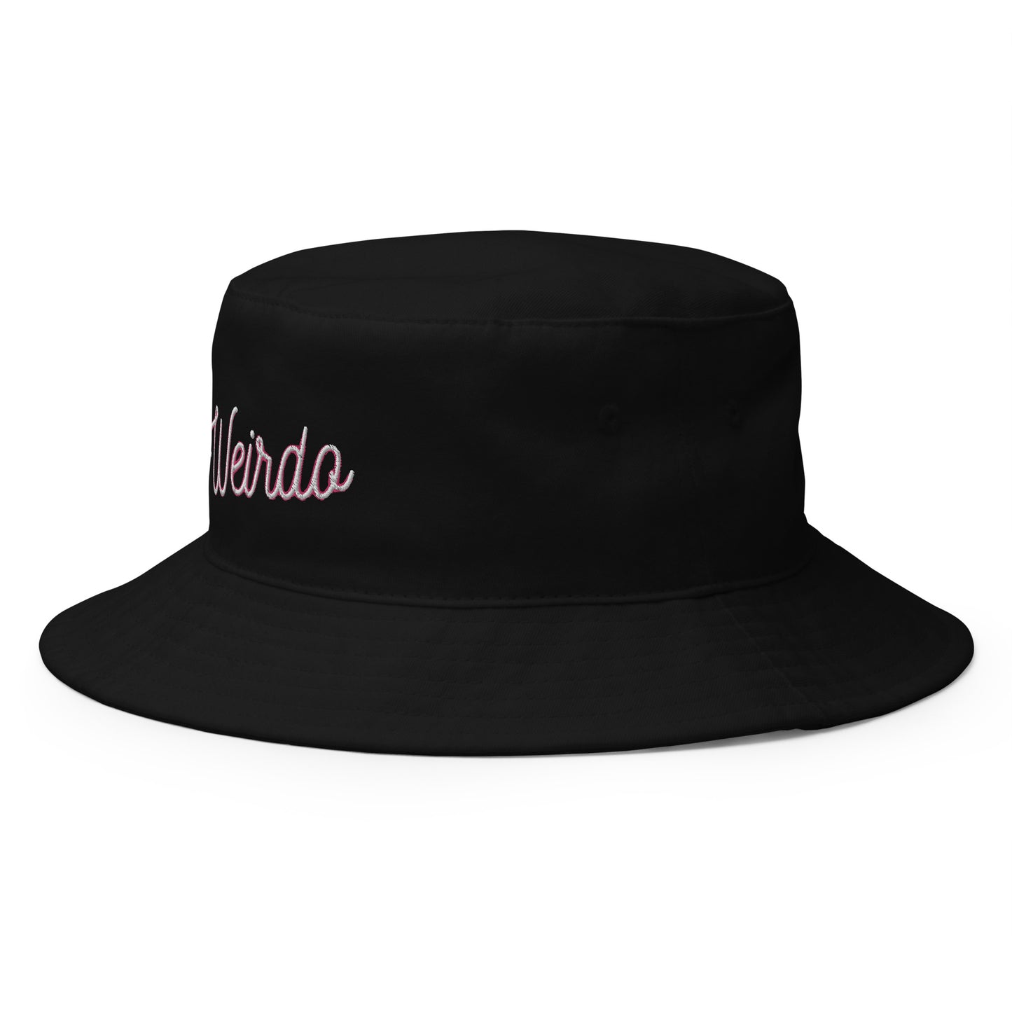 Embroidered Bucket Hat - "Weirdo"