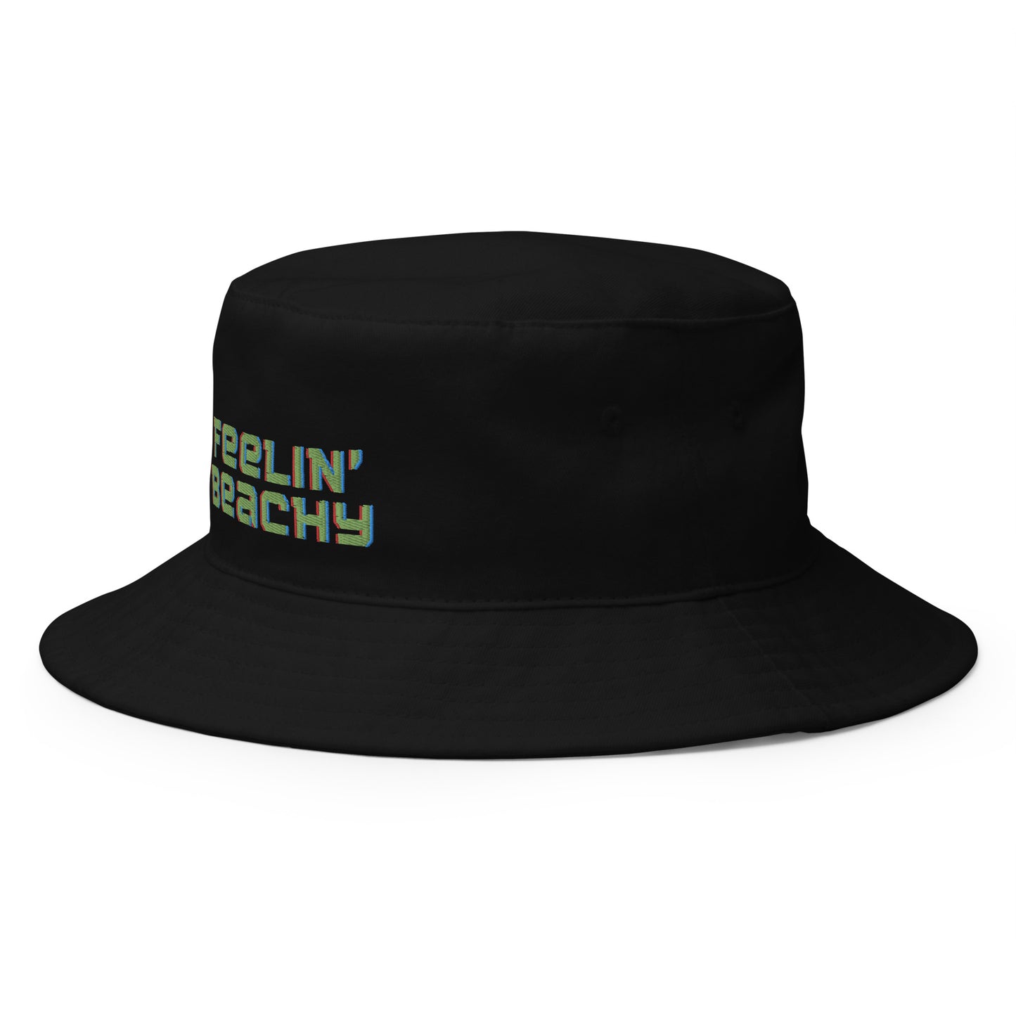 Embroidered Bucket Hat - "Feelin' Beachy