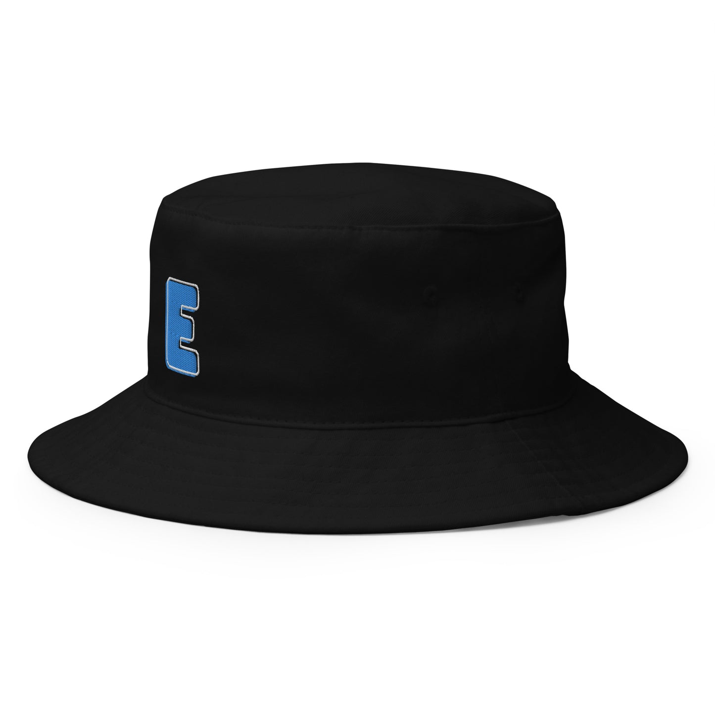 Embroidered Bucket Hat - Letter Initial "E"