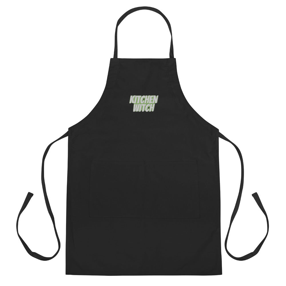 Embroidered Apron - Kitchen Witch