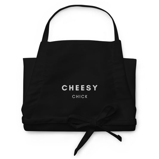 Embroidered Apron - Cheesy Chick