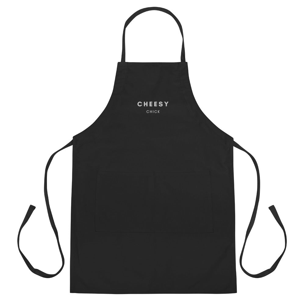 Embroidered Apron - Cheesy Chick