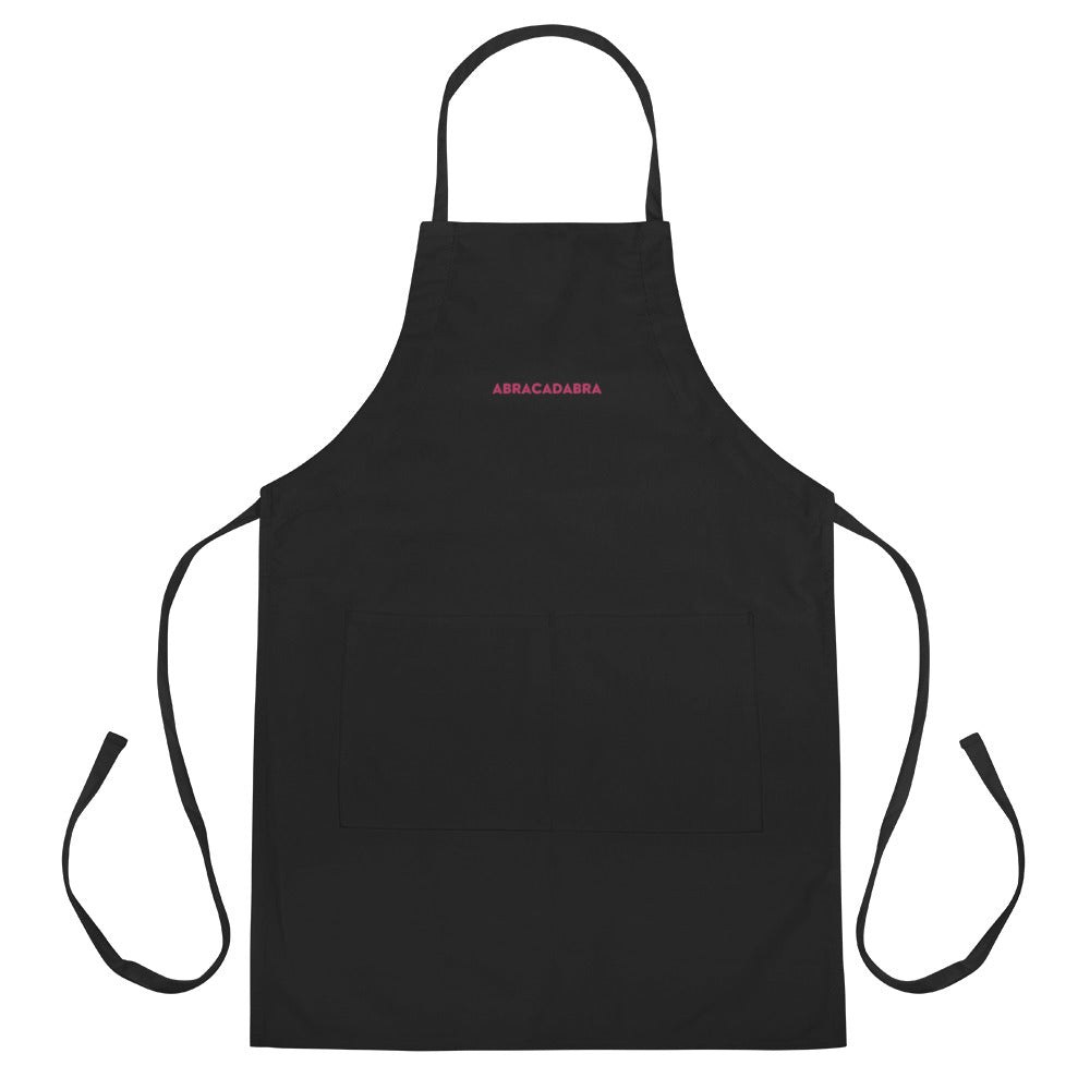 Embroidered Apron - ABRACADABRA