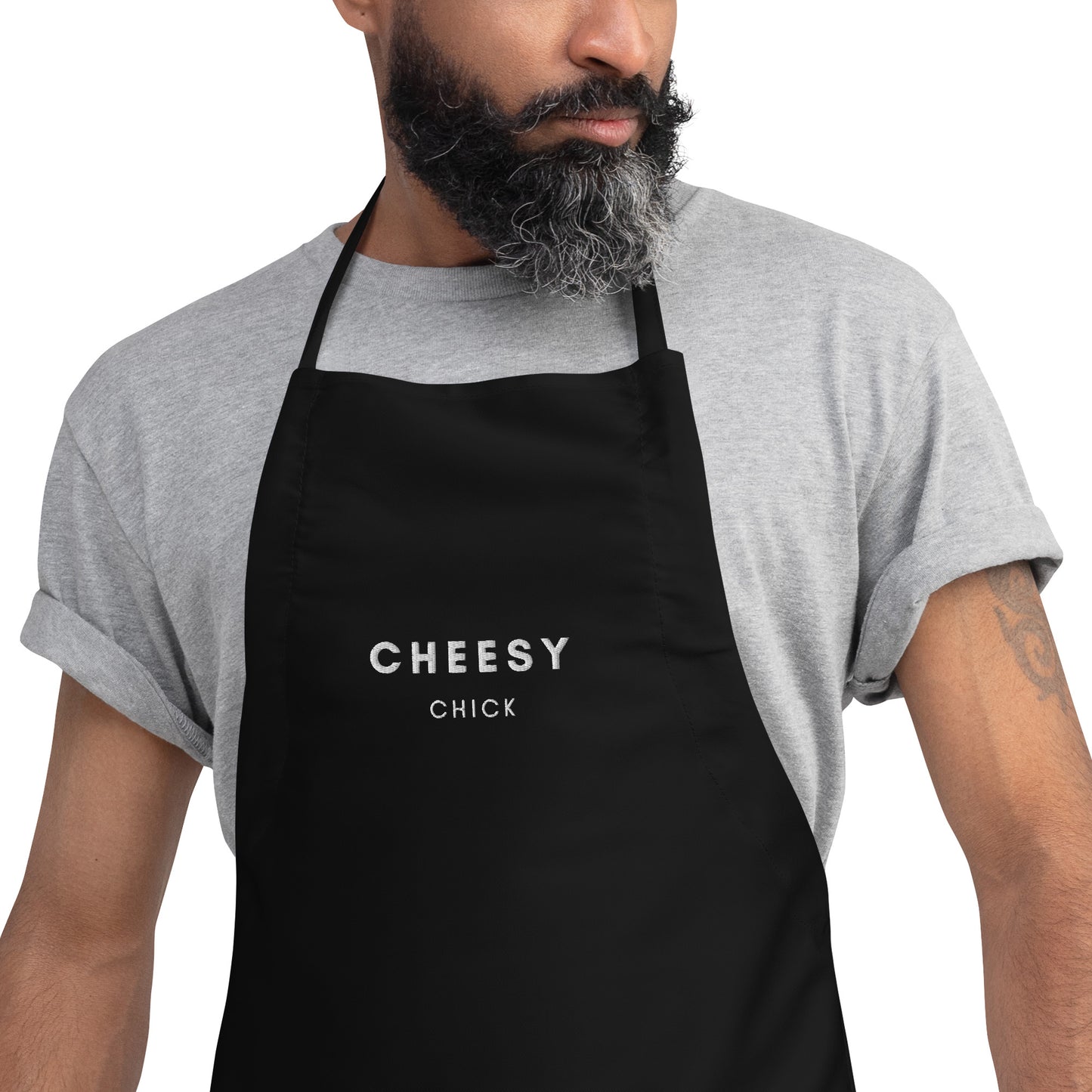 Embroidered Apron - Cheesy Chick