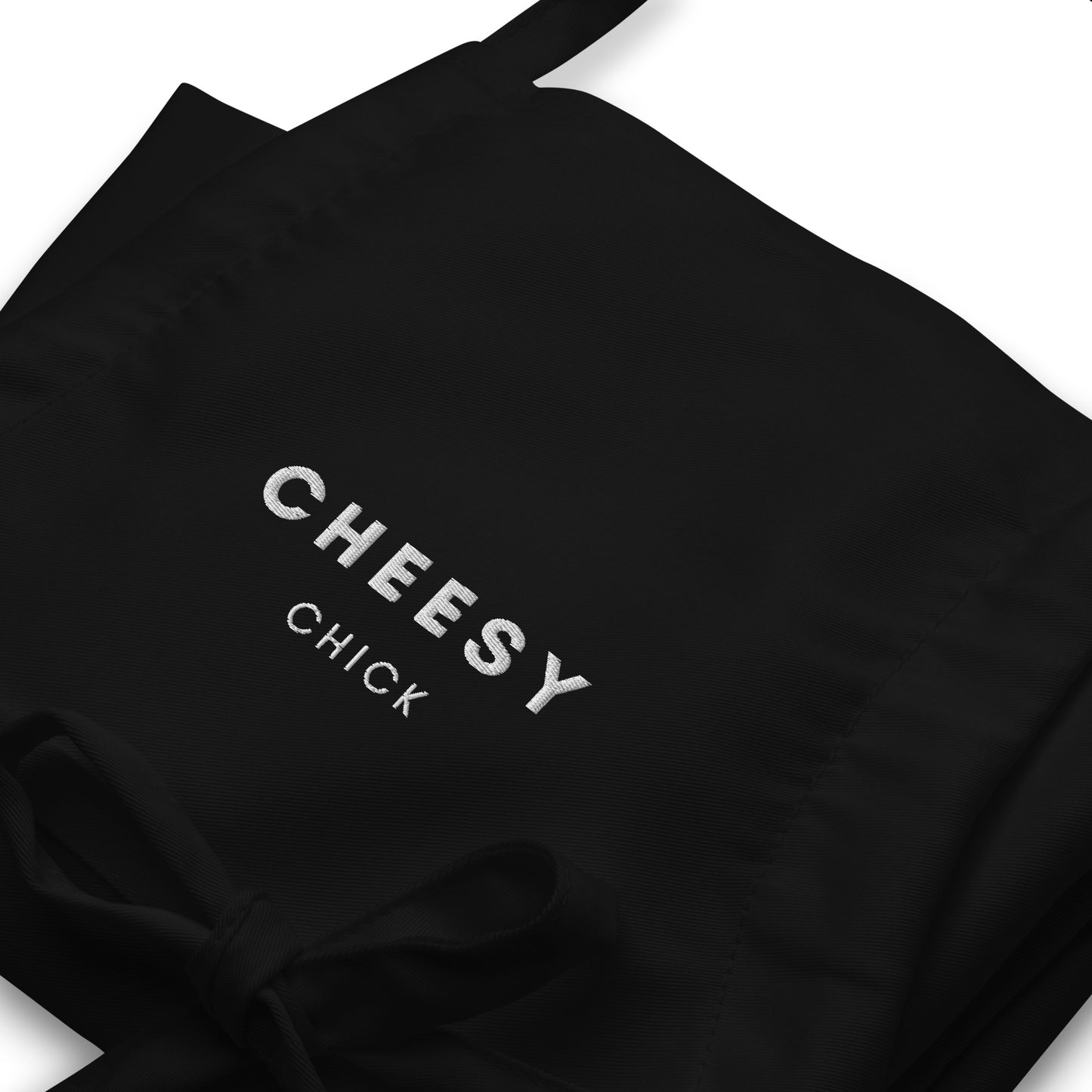 Embroidered Apron - Cheesy Chick