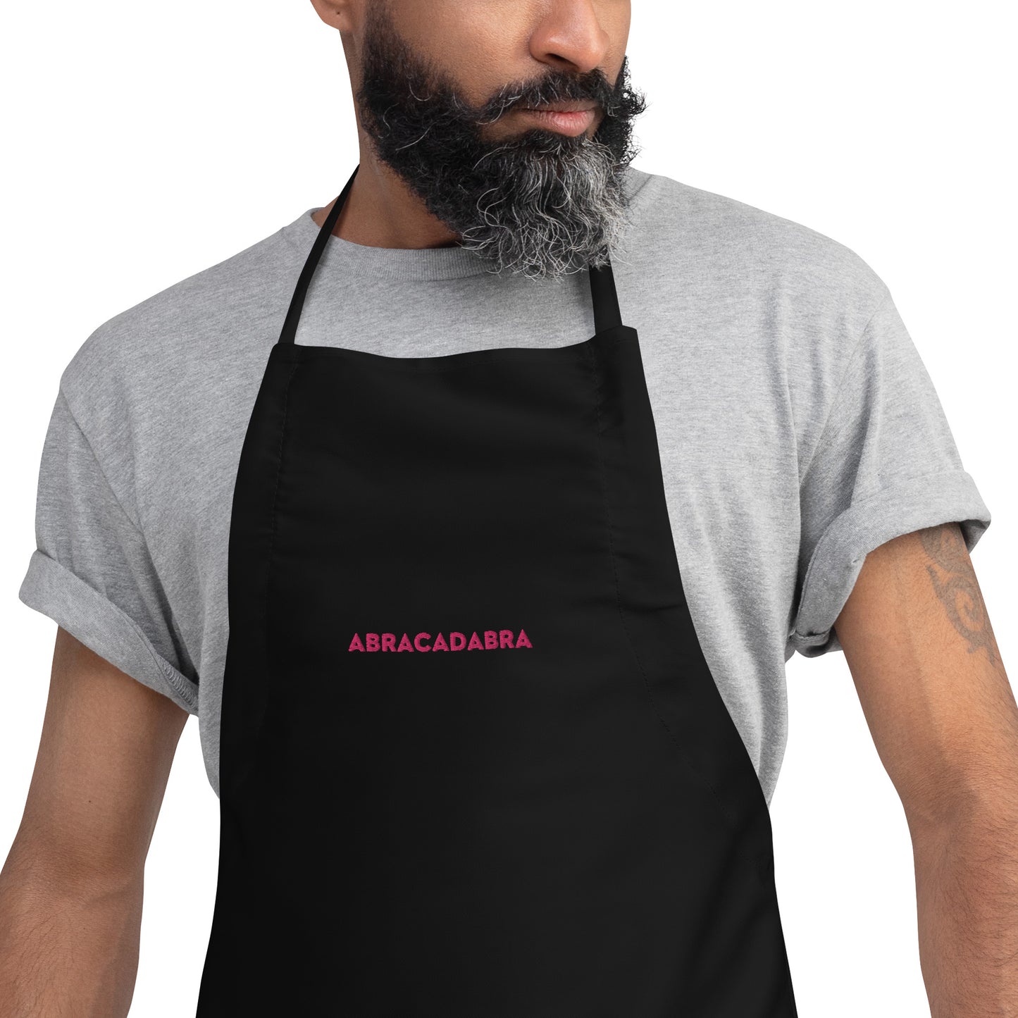 Embroidered Apron - ABRACADABRA