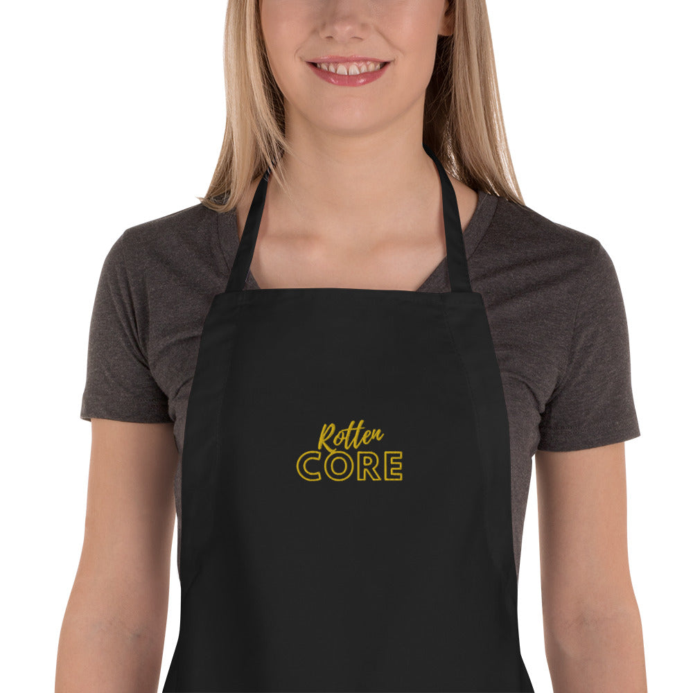 Embroidered Apron - "Rotten Core"