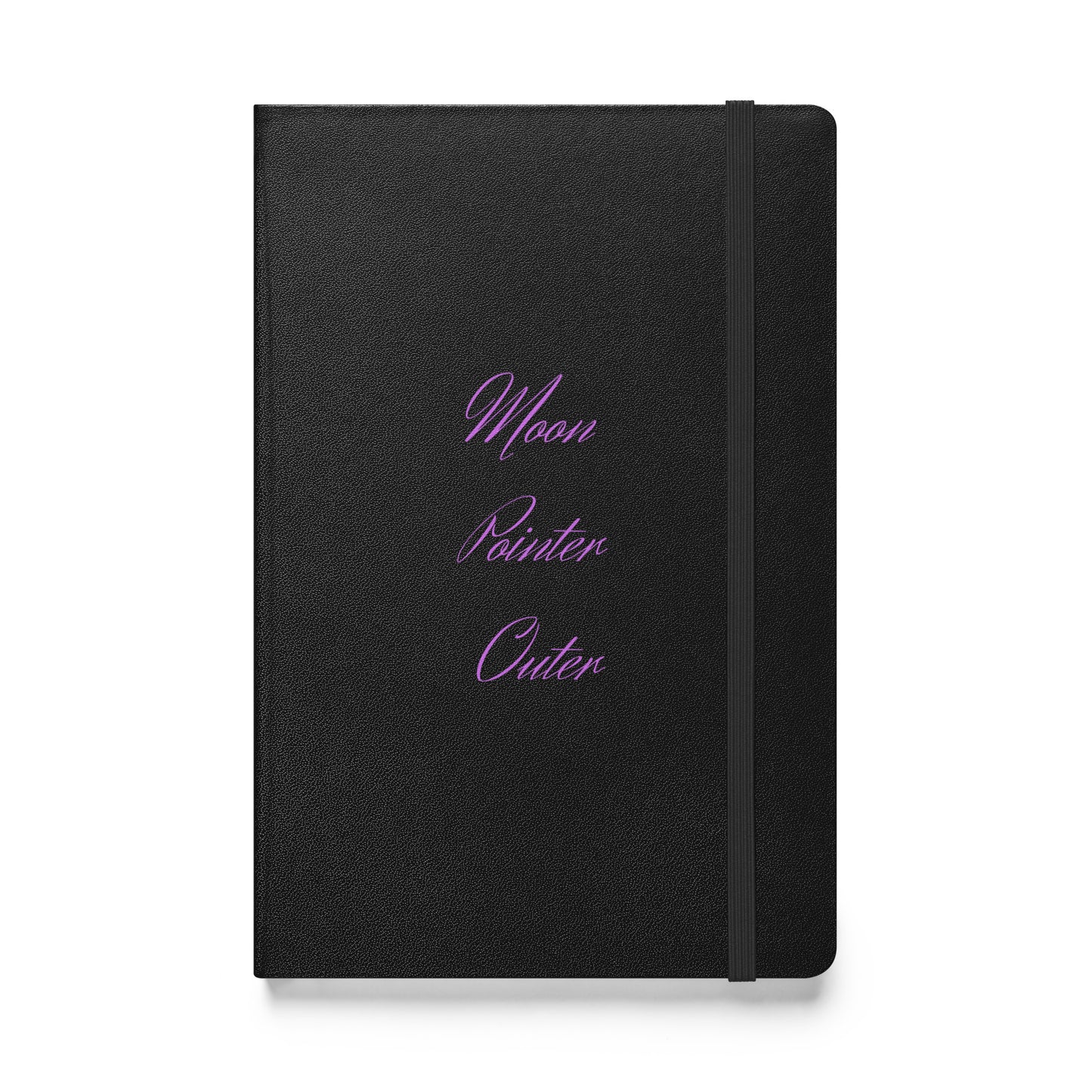 Hardcover Notebook - "Moon Pointer Outer"