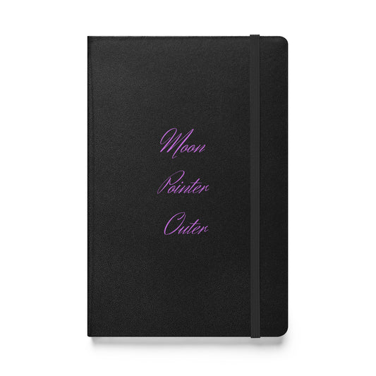 Hardcover Notebook - "Moon Pointer Outer"