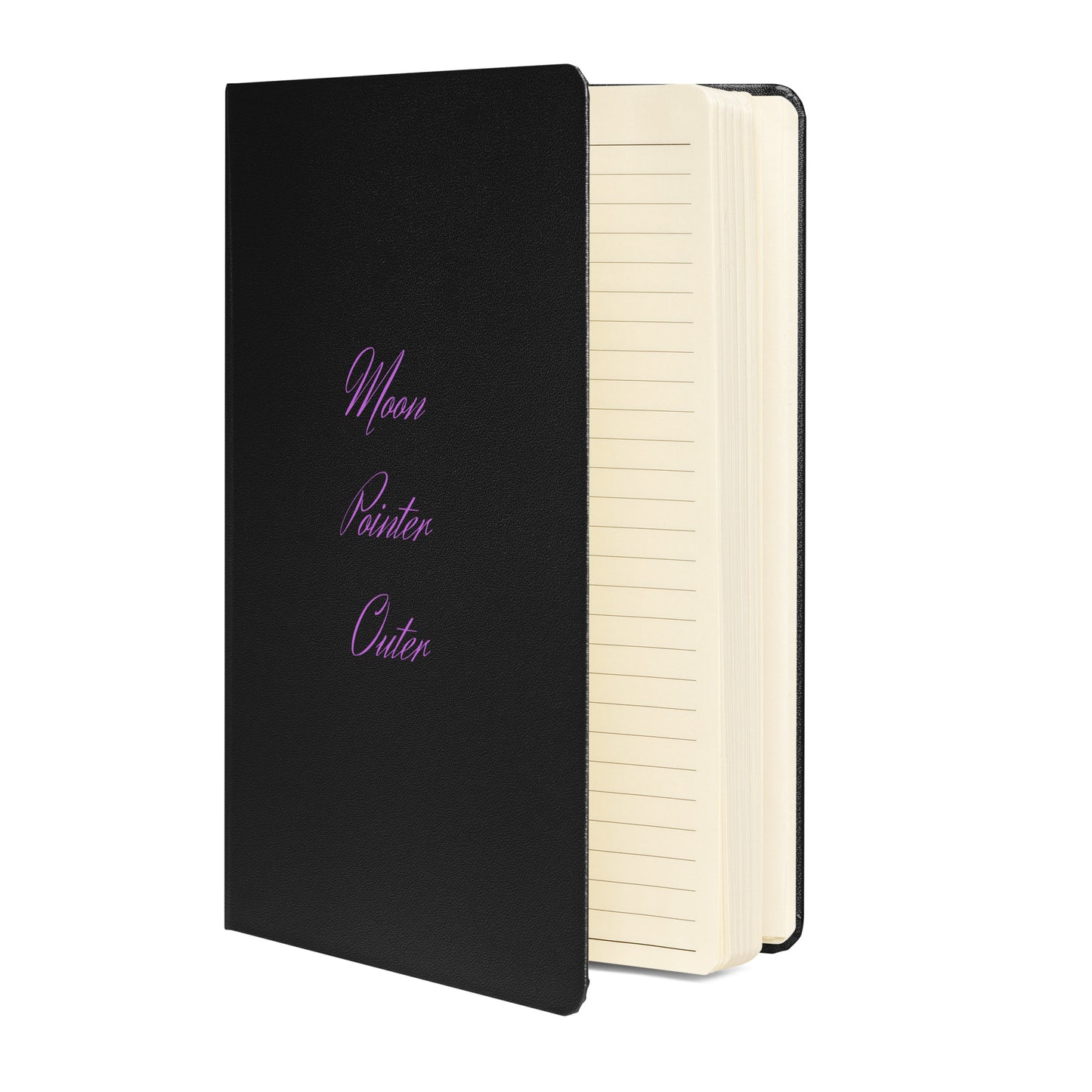 Hardcover Notebook - "Moon Pointer Outer"