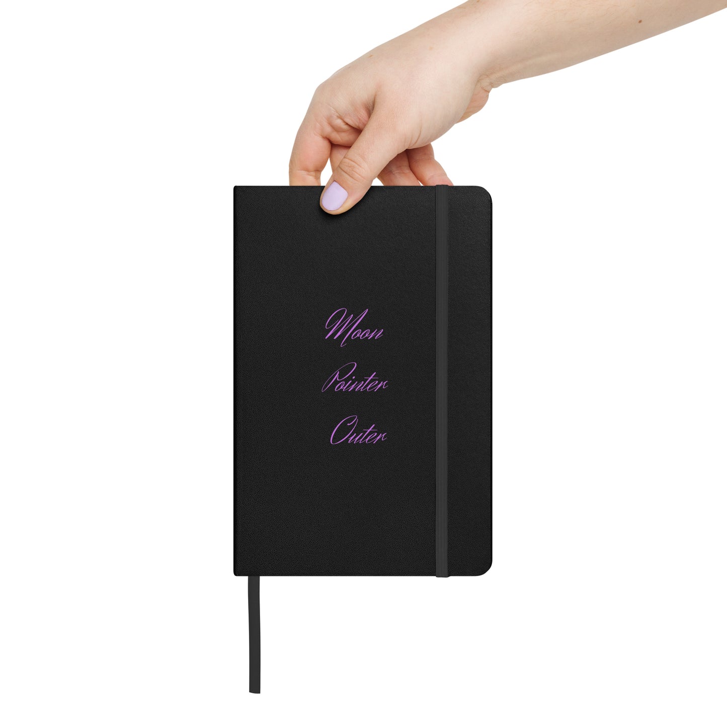 Hardcover Notebook - "Moon Pointer Outer"