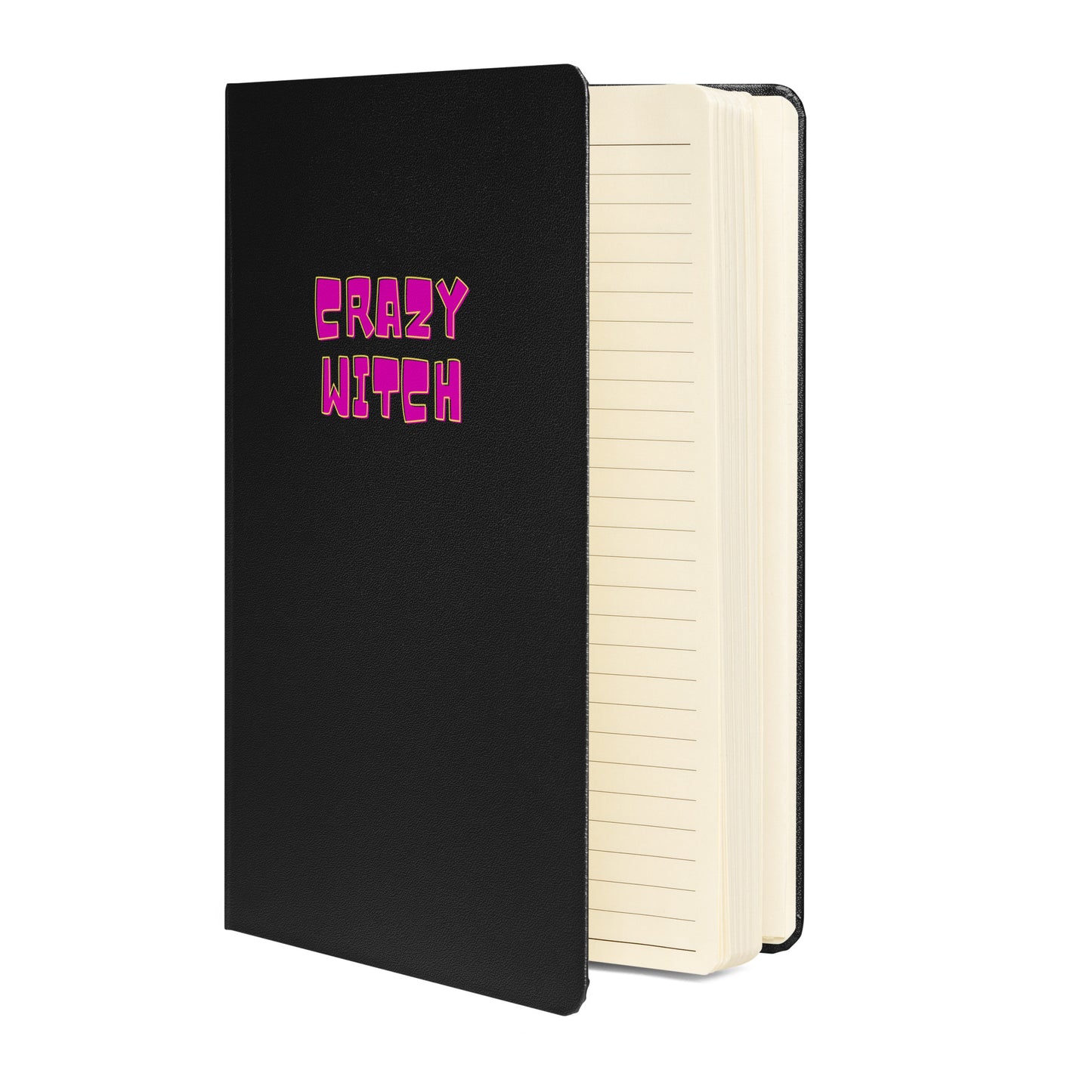 Hardcover Journal Diary Notebook - "Crazy Witch"