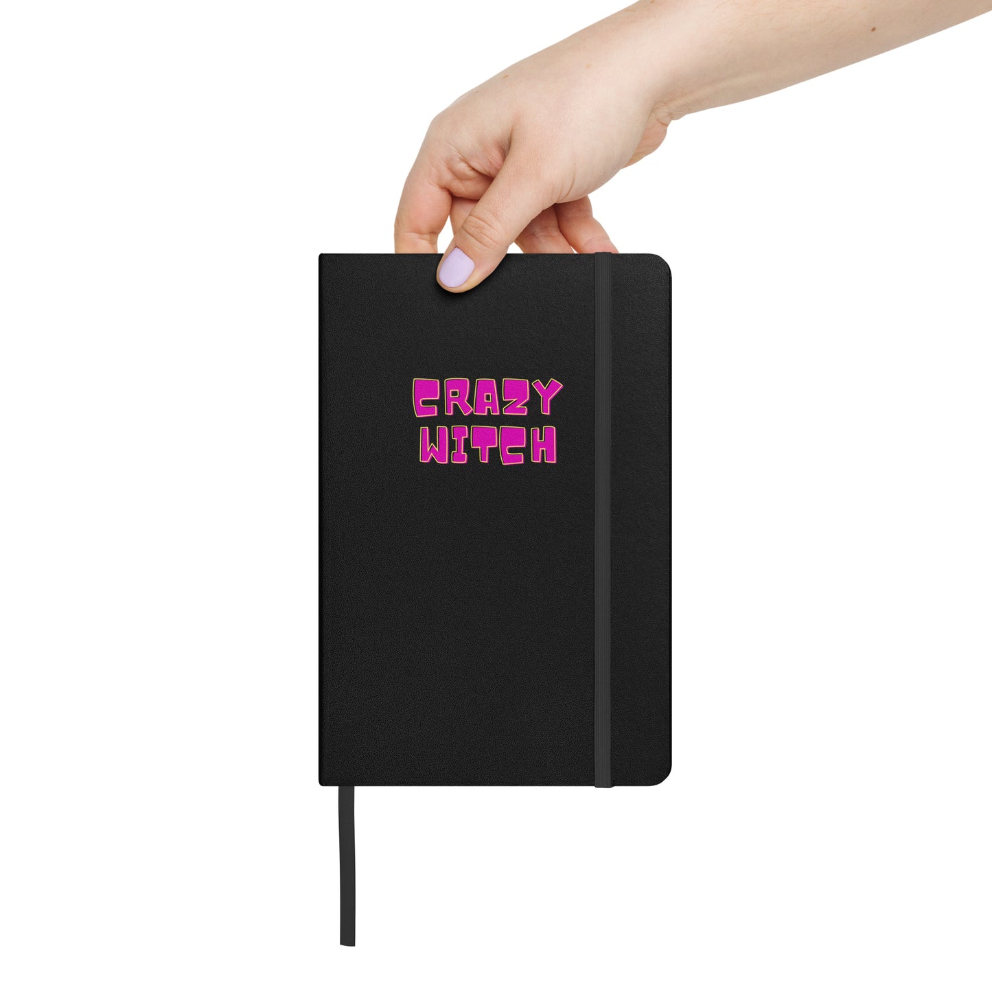 Hardcover Journal Diary Notebook - "Crazy Witch"