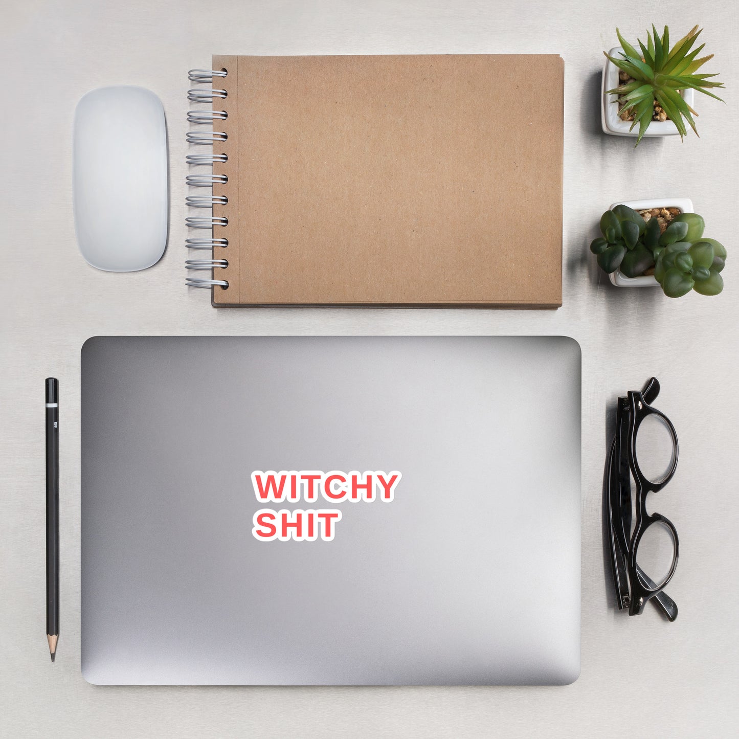 Vinyl Sticker - "Witchy Shit" in 3 Sizes