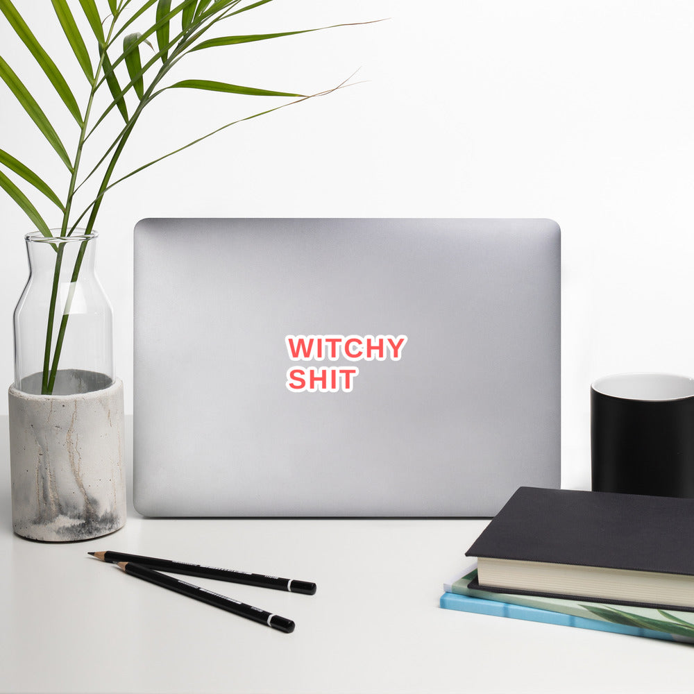 Vinyl Sticker - "Witchy Shit" in 3 Sizes