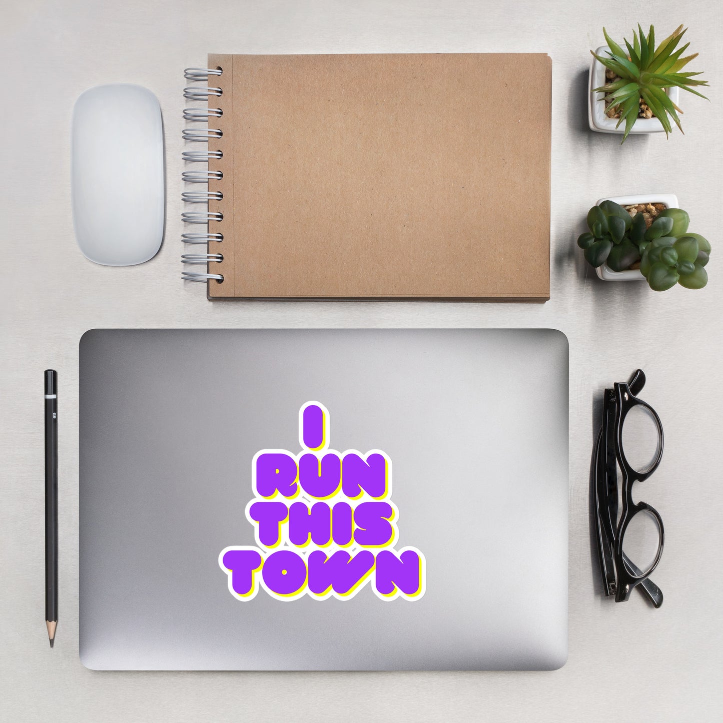 Sticker "I Run This Town" in 3 Sizes