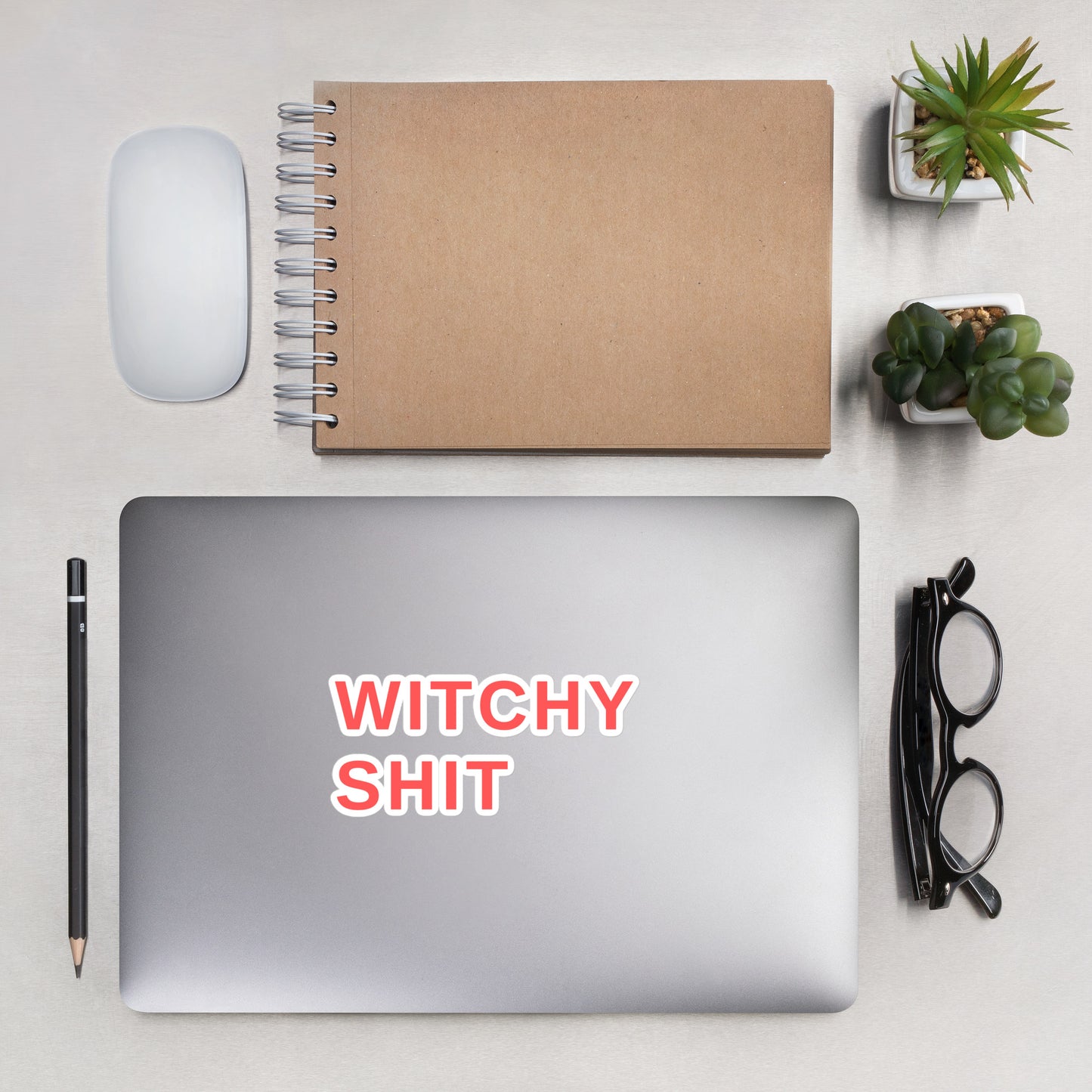 Vinyl Sticker - "Witchy Shit" in 3 Sizes