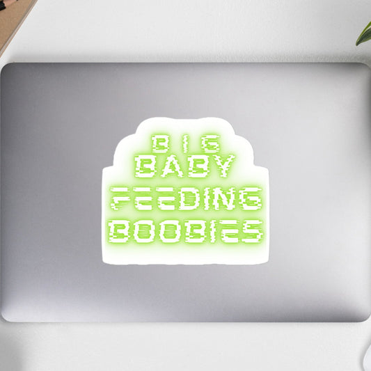 Big Baby Feeding Boobies Sticker - 3 Sizes