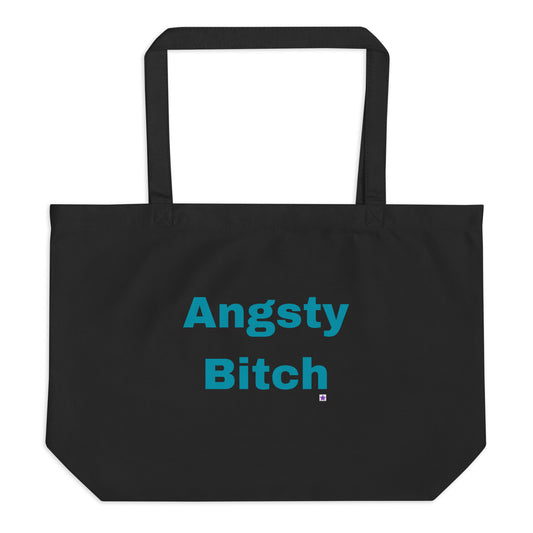 Large Eco Tote Bag - Angsty Bitch