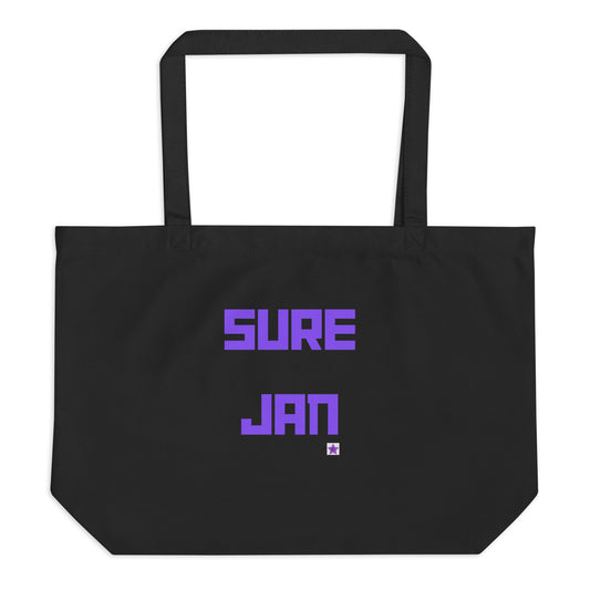 Large Eco Tote Bag - Sure Jan