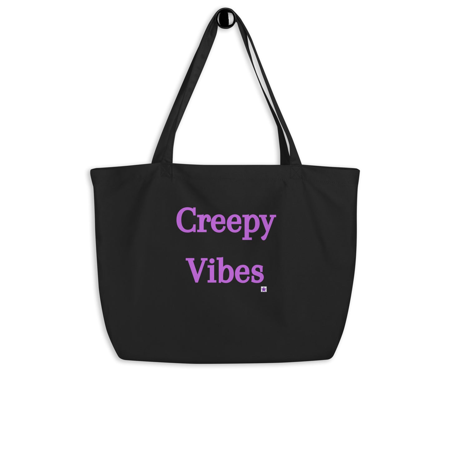 Large Eco Tote Bag - Creepy Vibes