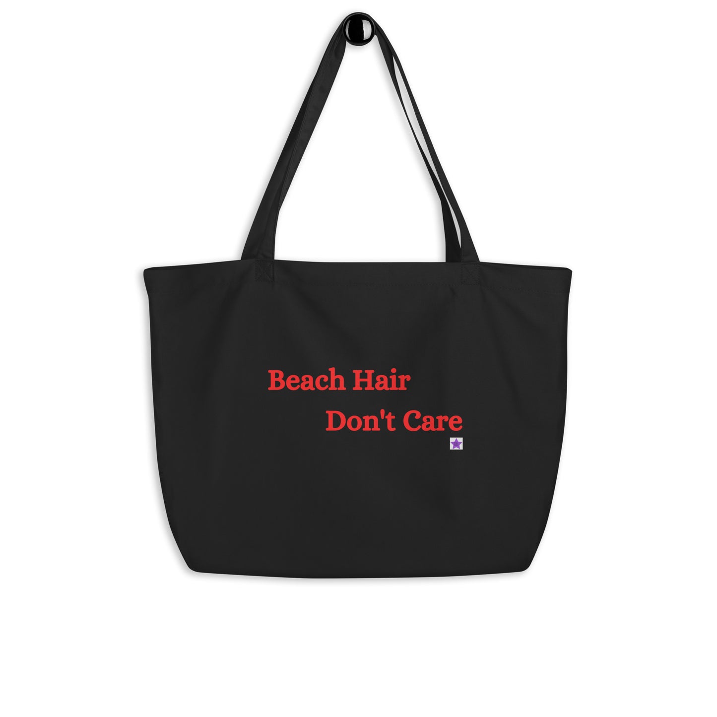 Large Eco Tote Bag - Beach Hair Don't Care