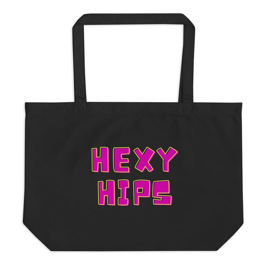 Large Eco Tote Bag - Hexy Hips