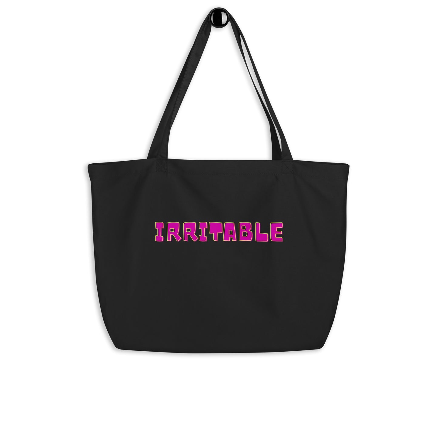 Large Eco Tote Bag - "Irritable"