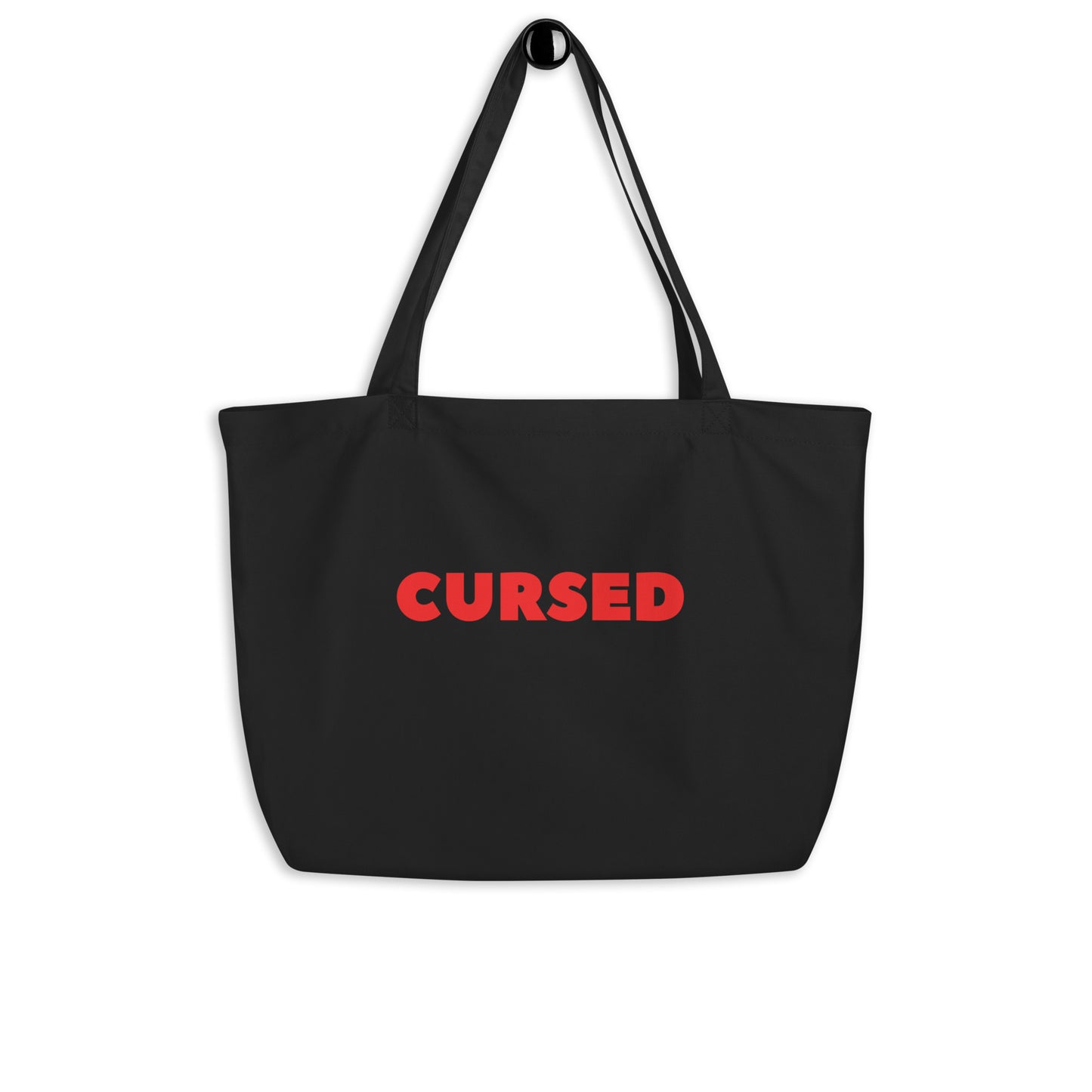 Large Eco Tote Bag - "Cursed"