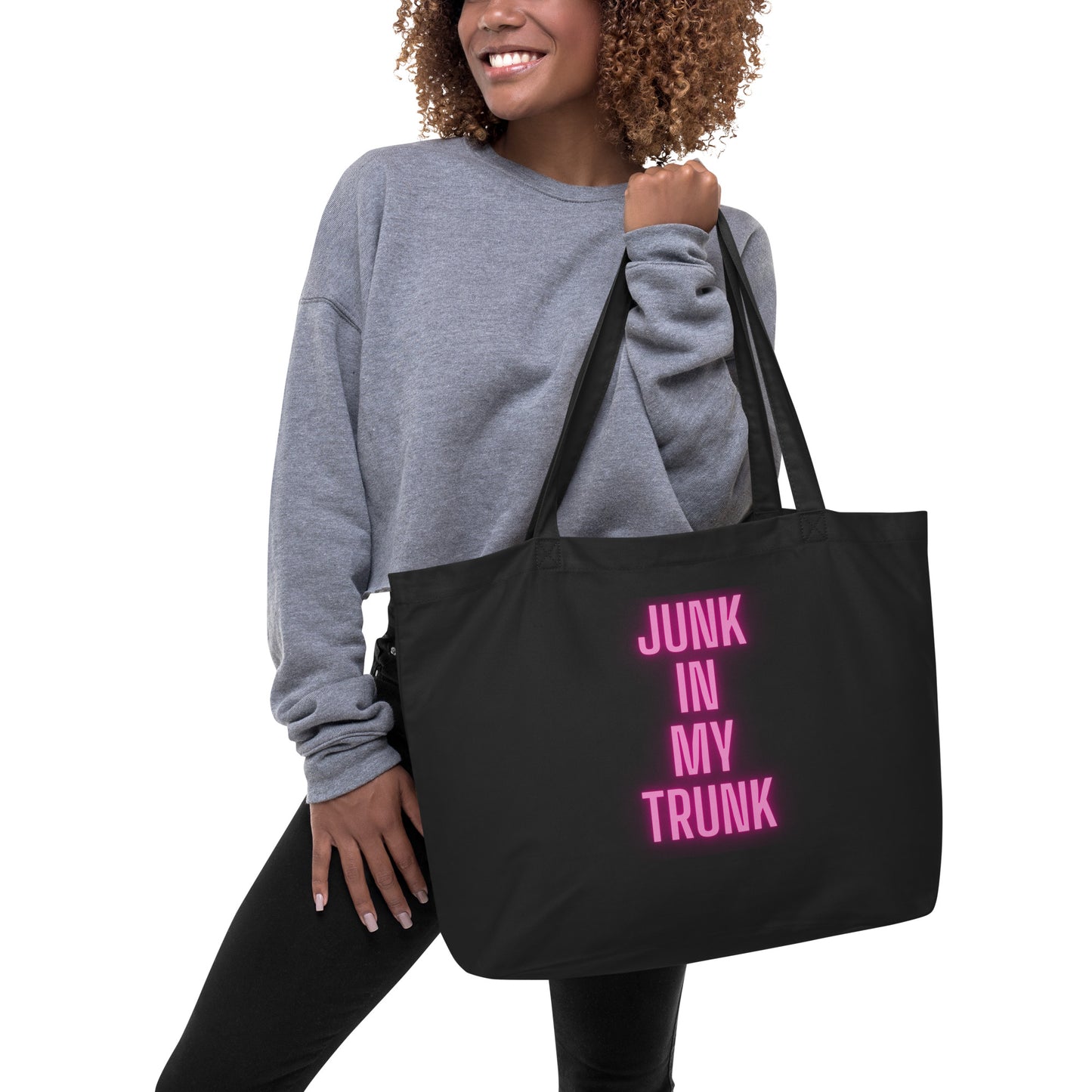 Large Eco Tote Bag - "Junk In My Trunk"