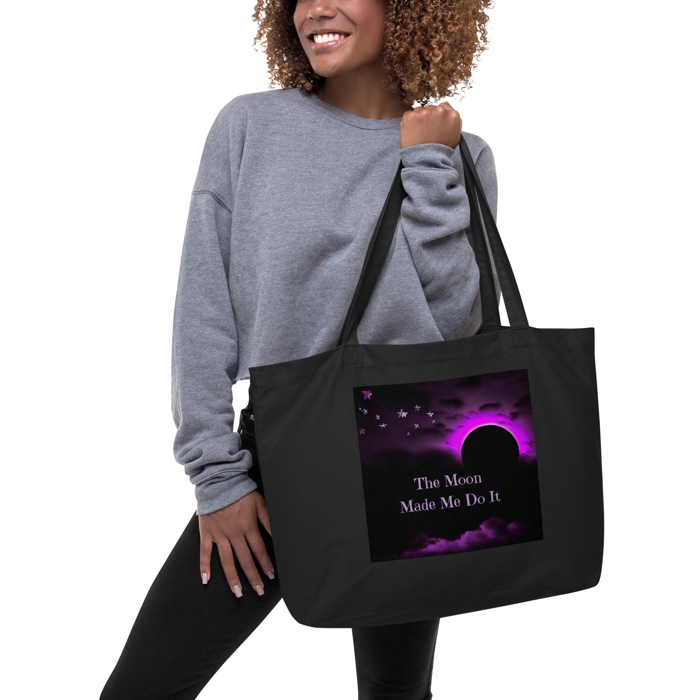 The Moon Made Me Do It - Large Eco Tote Bag