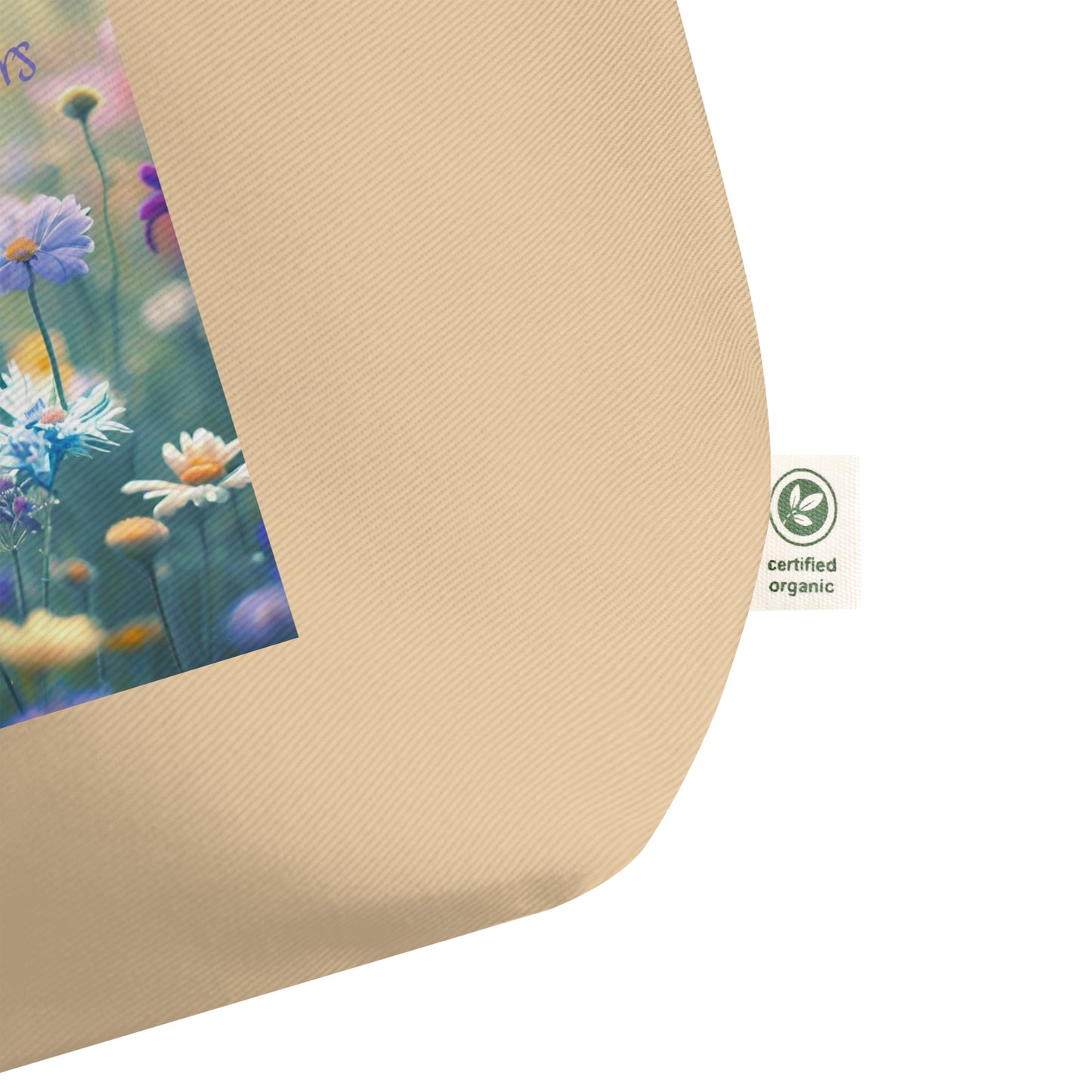 You Belong Among The Wildflowers - Large Eco Tote Bag