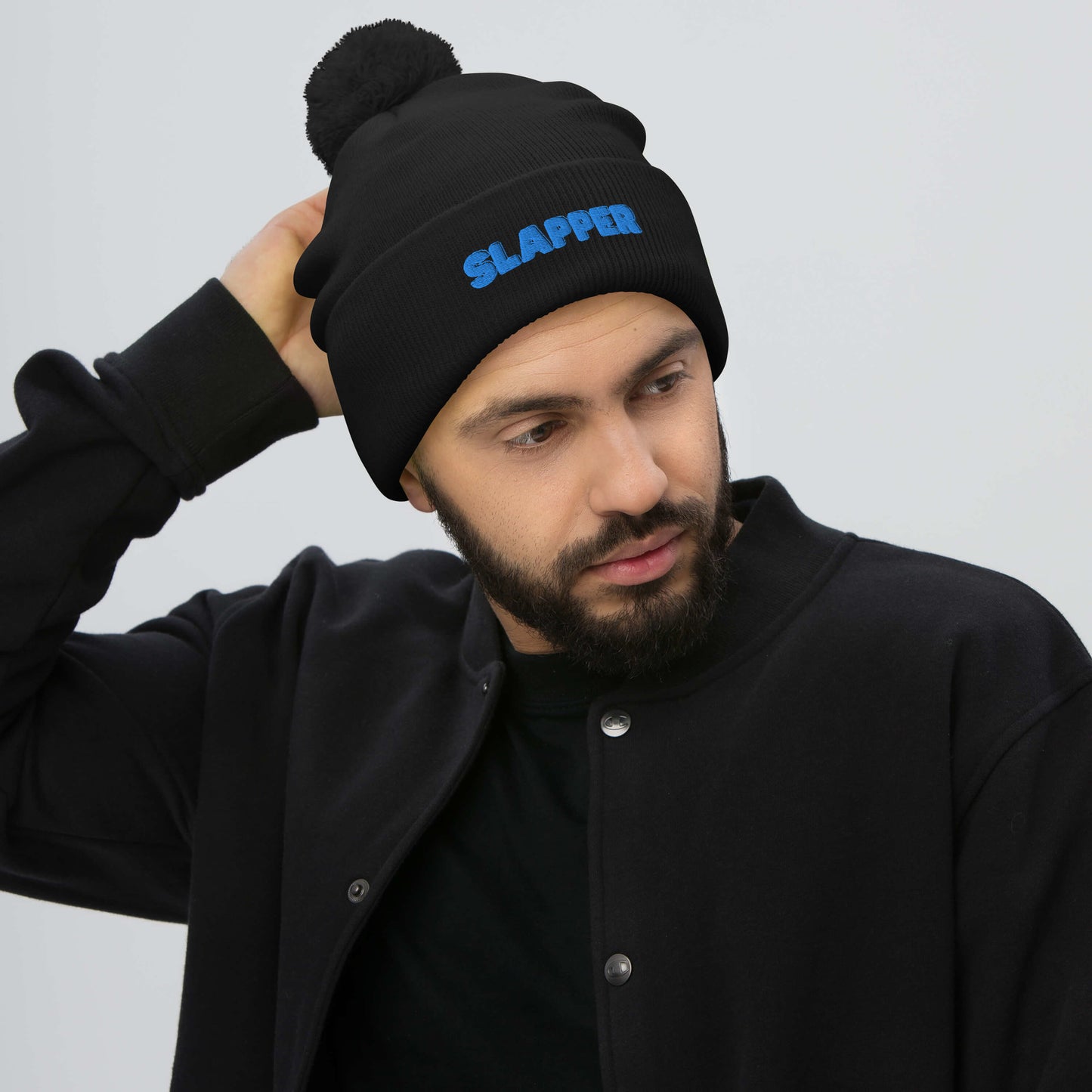 Pom Pom Beanie - "SLAPPER"