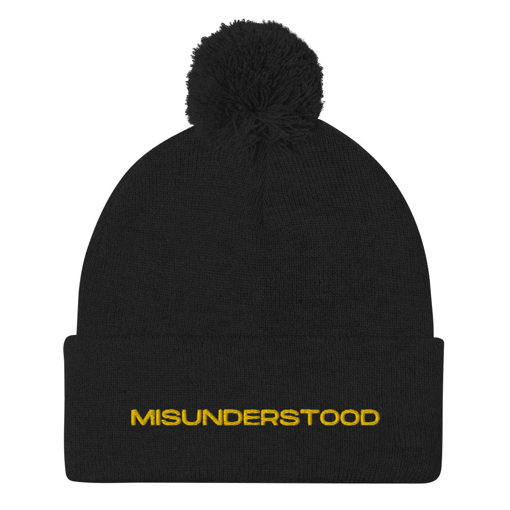 Pom Pom Beanie - "Misunderstood"