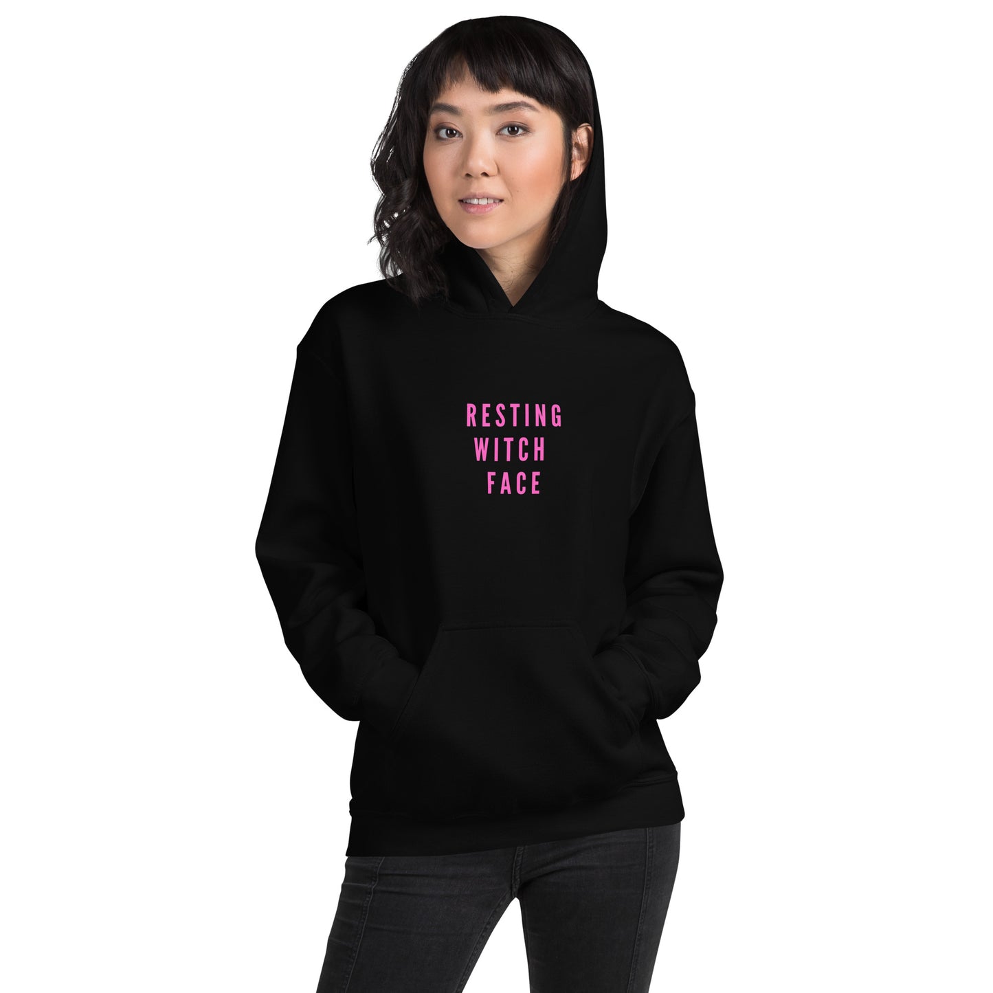 Unisex Hoodie S-5XL - "Resting Witch Face