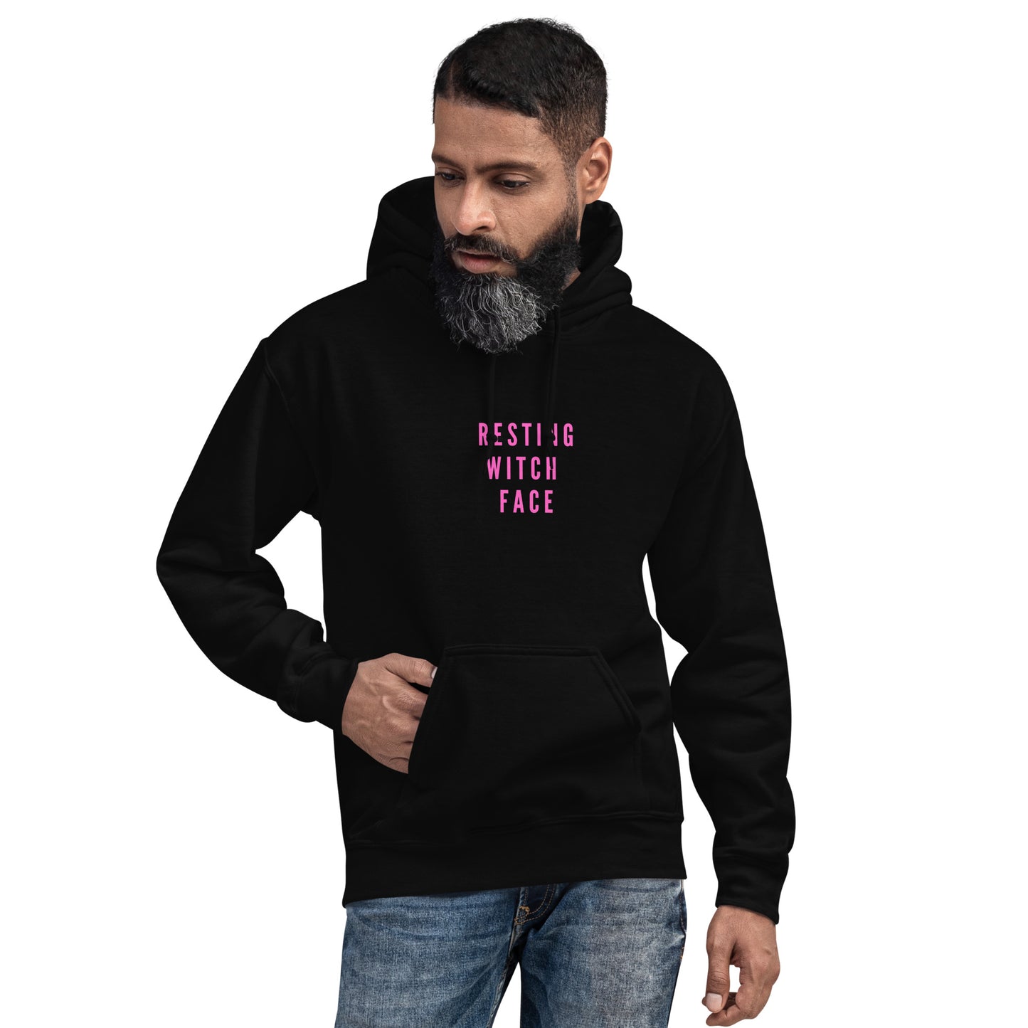 Unisex Hoodie S-5XL - "Resting Witch Face