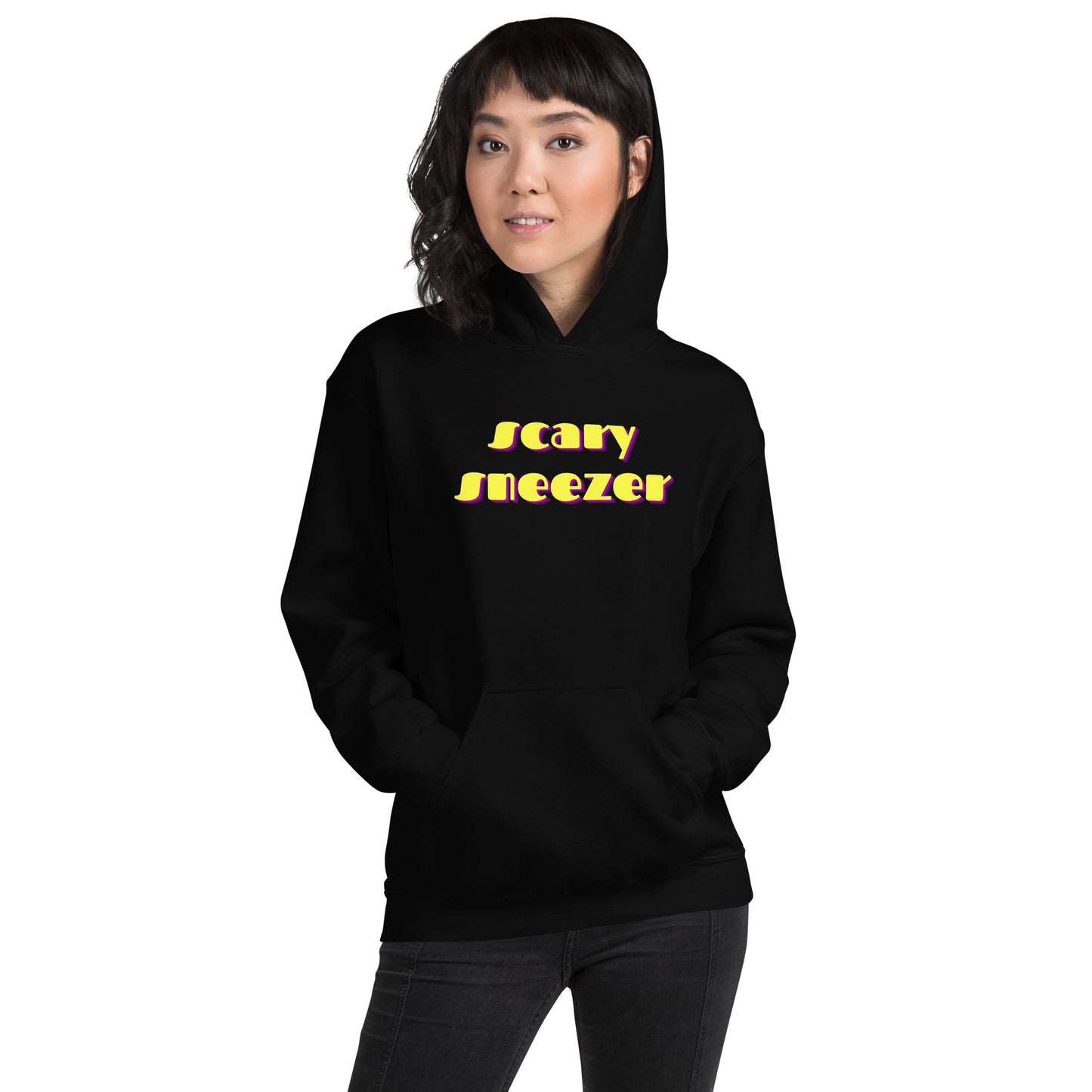 Unisex Hoodie S-5XL - "Scary Sneezer"