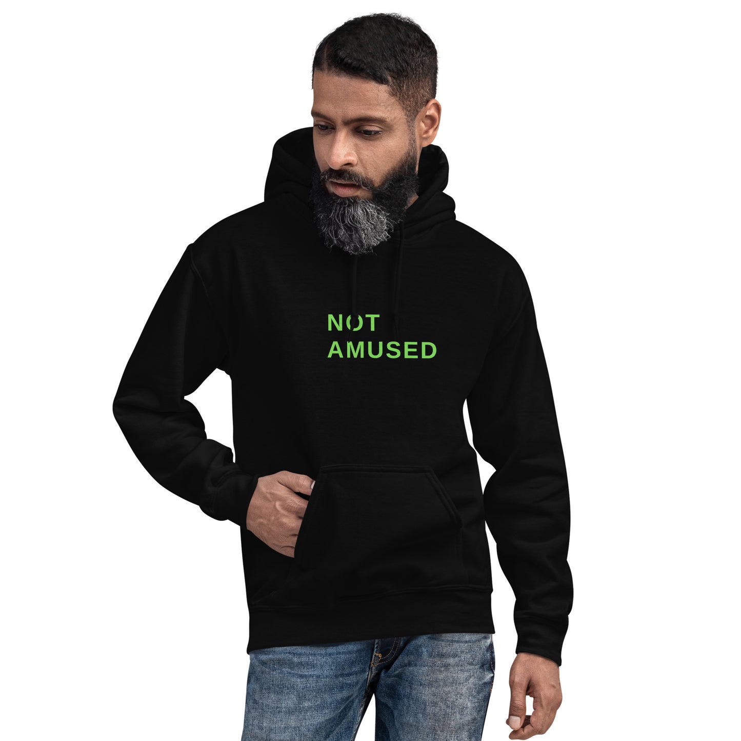 Unisex Hoodie S-5XL - "Not Amused"